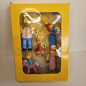 Simpsons Movie Family Set of 5 Action Figures 2007 Marge Pancakes Open  BOX